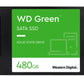 Western Digital WD Green - Serial ATA III 2.5" SSD - 480 GB