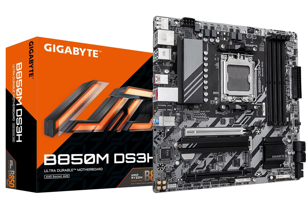 GIGABYTE B850M DS3H micro ATX motherboard - AMD B850 Socket AM5