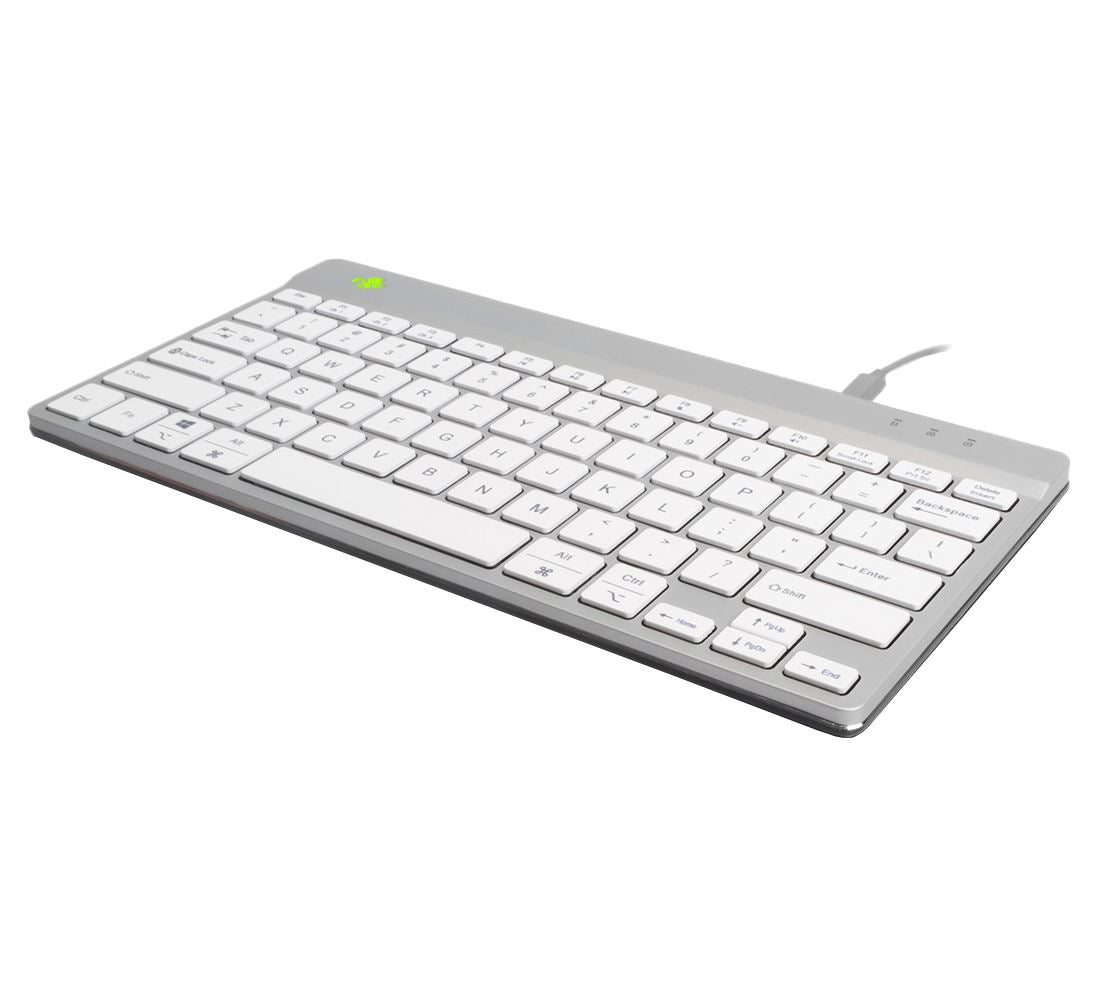 R-Go Tools Compact Break R-Go keyboard QWERTY (IT), wired, white