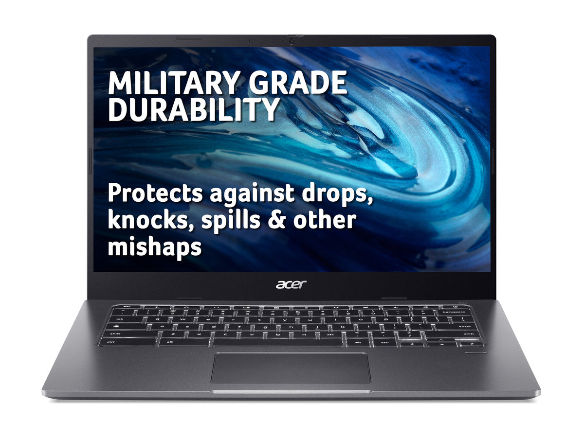 Acer Chromebook 514 - 35.6 cm (14") - Intel® Core™ i3-1115G4 - 8 GB DDR4x-SDRAM - 128 GB SSD - Wi-Fi 6 - ChromeOS - Grey