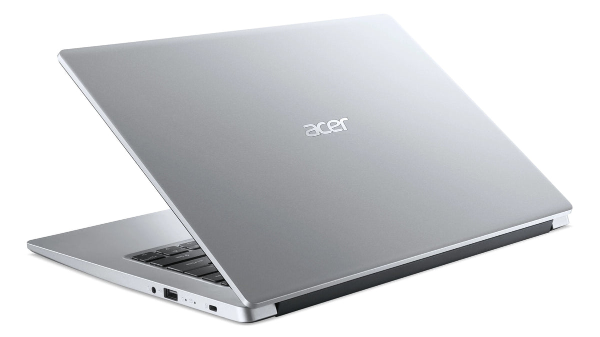 Acer Aspire 1 A114-33-P039 Laptop - 35.6 cm (14") - Intel® Celeron® N6000 - 4 GB DDR4-SDRAM - 256 GB SSD+eMMC - Wi-Fi 6 - Windows 11 Home in S mode - Silver