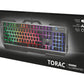 Trust GXT 856 Torac - USB Wired Membrane Keyboard in Black (QWERTY UK)