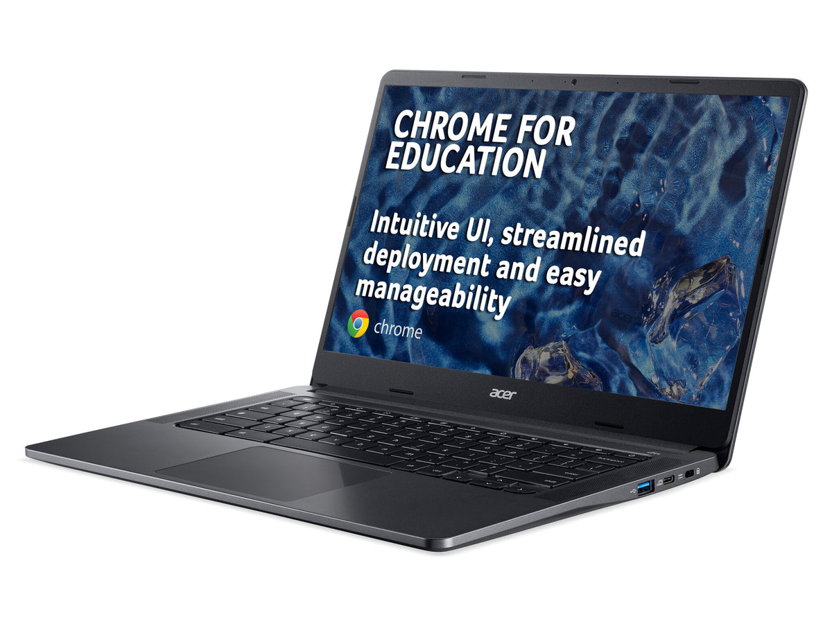 Acer Chromebook 314 - 35.6 cm (14") - Intel® Celeron® N5100 - 4 GB LPDDR4x-SDRAM -  64 GB SSD - Wi-Fi 6 - ChromeOS - Grey