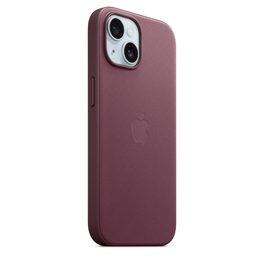 Apple MT3E3ZM/A - FineWoven Case with MagSafe for iPhone 15 in Mulberry