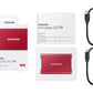 Samsung Portable SSD T7 in Red - 2 TB
