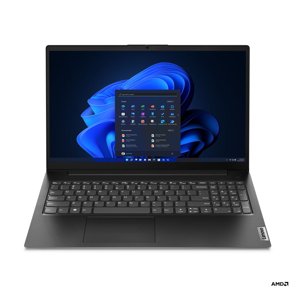 Lenovo V15 G4 AMN Laptop 39.6 cm (15.6&quot;) Full HD AMD Ryzen™ 5 7520U 8 GB LPDDR5-SDRAM 256 GB SSD Wi-Fi 5 (802.11ac) Windows 11 Pro Black
