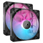 Corsair iCUE LINK RX140 RGB - Computer Case Fan in Black - 140mm (Pack of 2)
