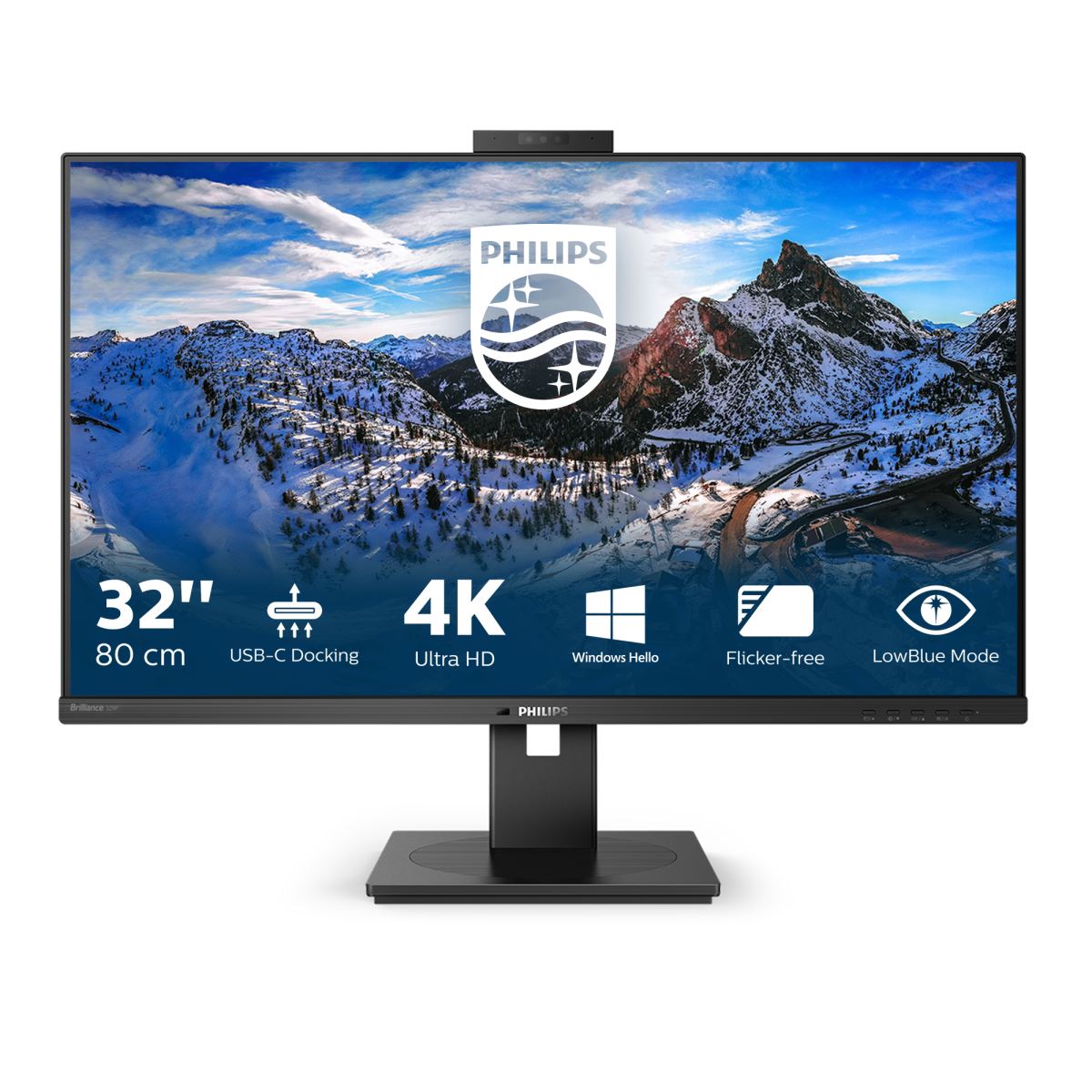Philips P Line 329P1H/00 LED display 80 cm (31.5&quot;) 3840 x 2160 pixels 4K Ultra HD Black Monitor