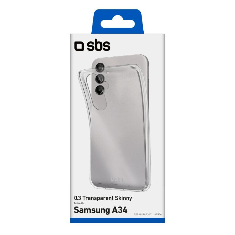 SBS Skinny mobile phone case for Galaxy A34 in Transparent