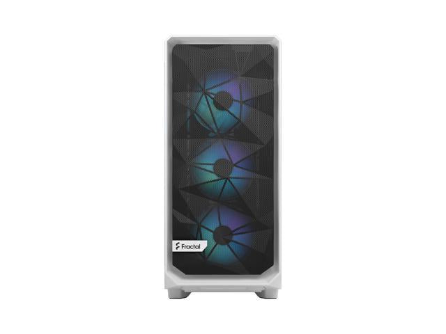 Fractal Design Meshify 2 Compact RGB - ATX Mid Tower Case in White