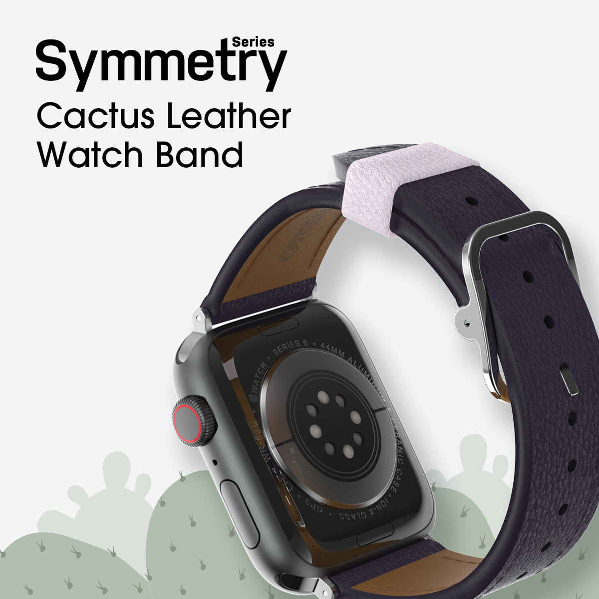 OtterBox Symmetry Cactus Series for Apple Watch 42/44/45mm in Plum Luxe