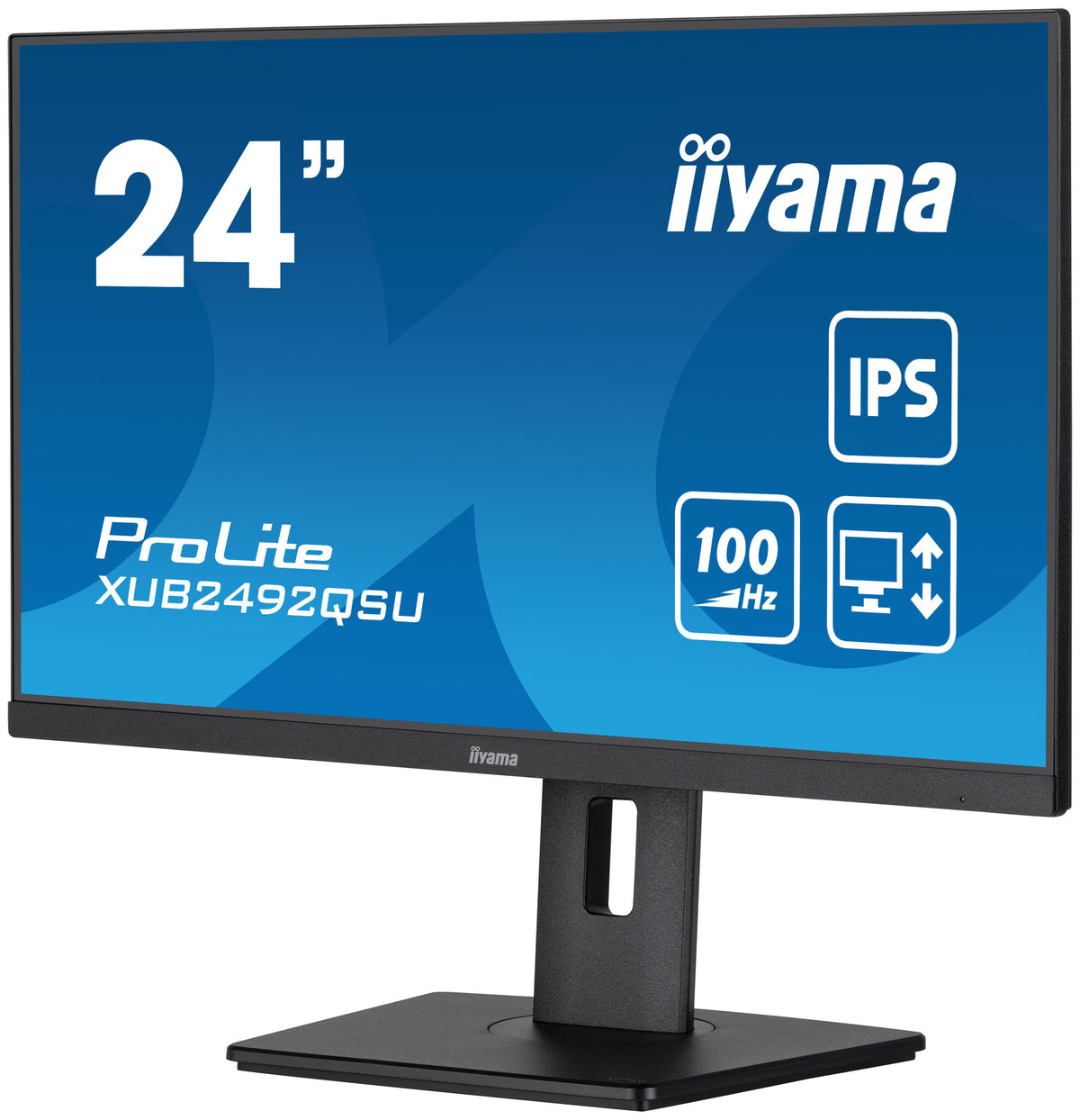 iiyama ProLite XUB2492QSU-B1 - 60.5 cm (23.8") - 2560 x 1440 pixels Wide Quad HD LED Monitor