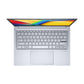 ASUS VivoBook 14X Laptop - 35.6 cm (14") - Intel® Core™ i5-12450H - 16 GB DDR4-SDRAM - 512 GB SSD - NVIDIA GeForce RTX 2050 - Wi-Fi 6E - Windows 11 Home - Silver