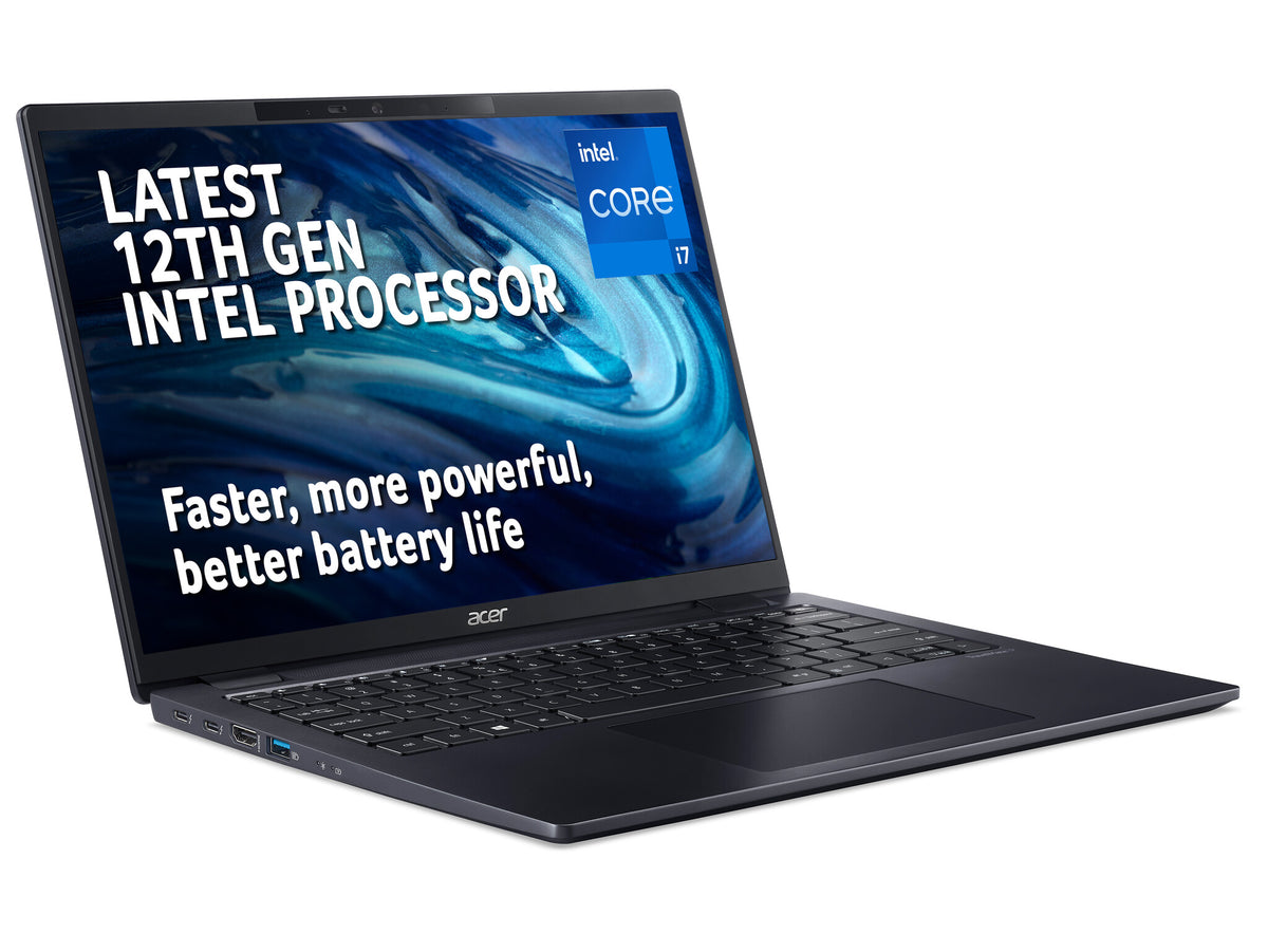 Acer TravelMate P6 Laptop - 35.6 cm (14&quot;) - Intel® Core™ i7-1165G7 - 16 GB LPDDR4x-SDRAM - 512 GB SSD - Wi-Fi 6 - Windows 11 Pro - Black