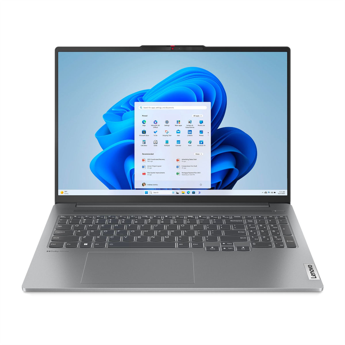 Lenovo IdeaPad Pro 5 16IMH9 Intel Core Ultra 7 155H Laptop 40.6 cm (16&quot;) 2K 16 GB LPDDR5x-SDRAM 512 GB SSD NVIDIA GeForce RTX 4050 Wi-Fi 6E (802.11ax) Windows 11 Home Grey