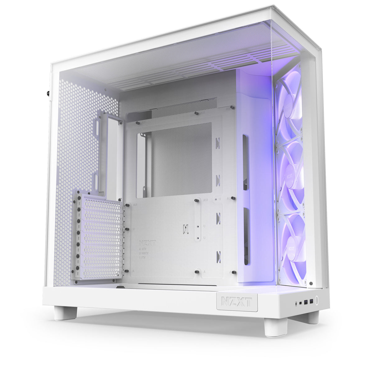 NZXT H6 Flow RGB - ATX Mid Tower Case in White