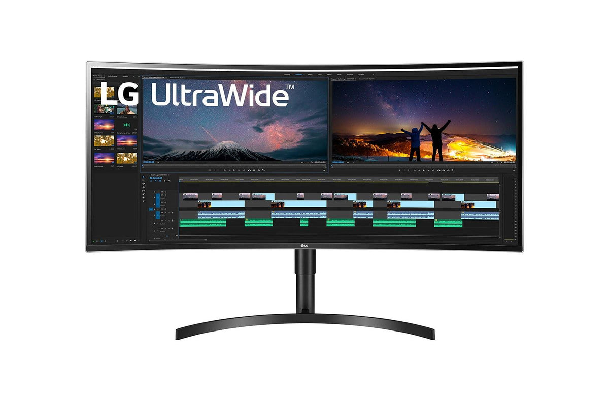 LG 38WN75C LED display 96.5 cm (38&quot;) 3840 x 1600 pixels UltraWide Quad HD+ Black Monitor