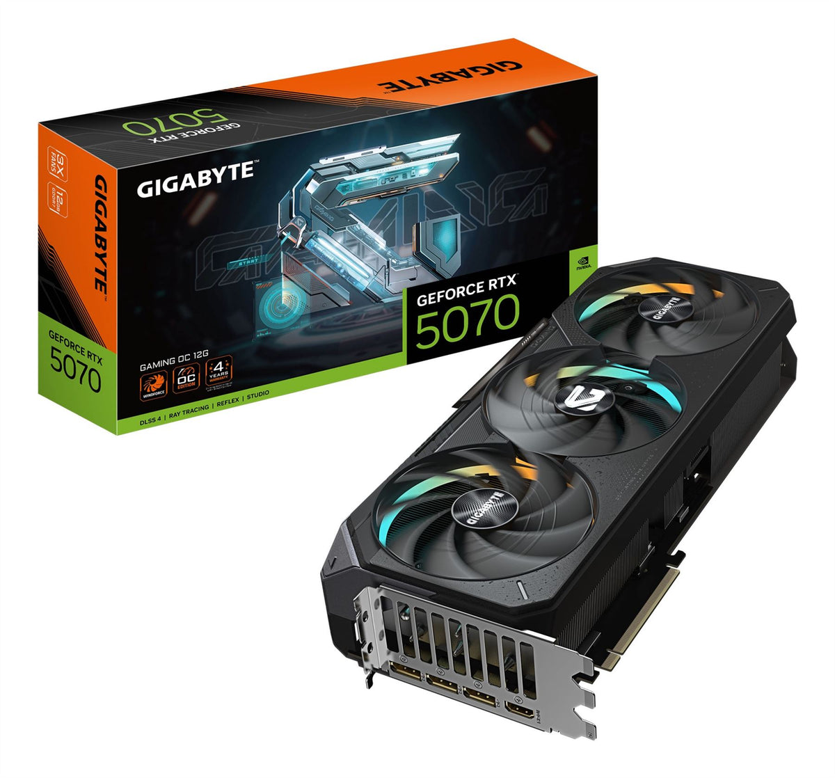 GIGABYTE GAMING OC - NVIDIA 16 GB GDDR7 GeForce RTX 5070 Ti graphics card