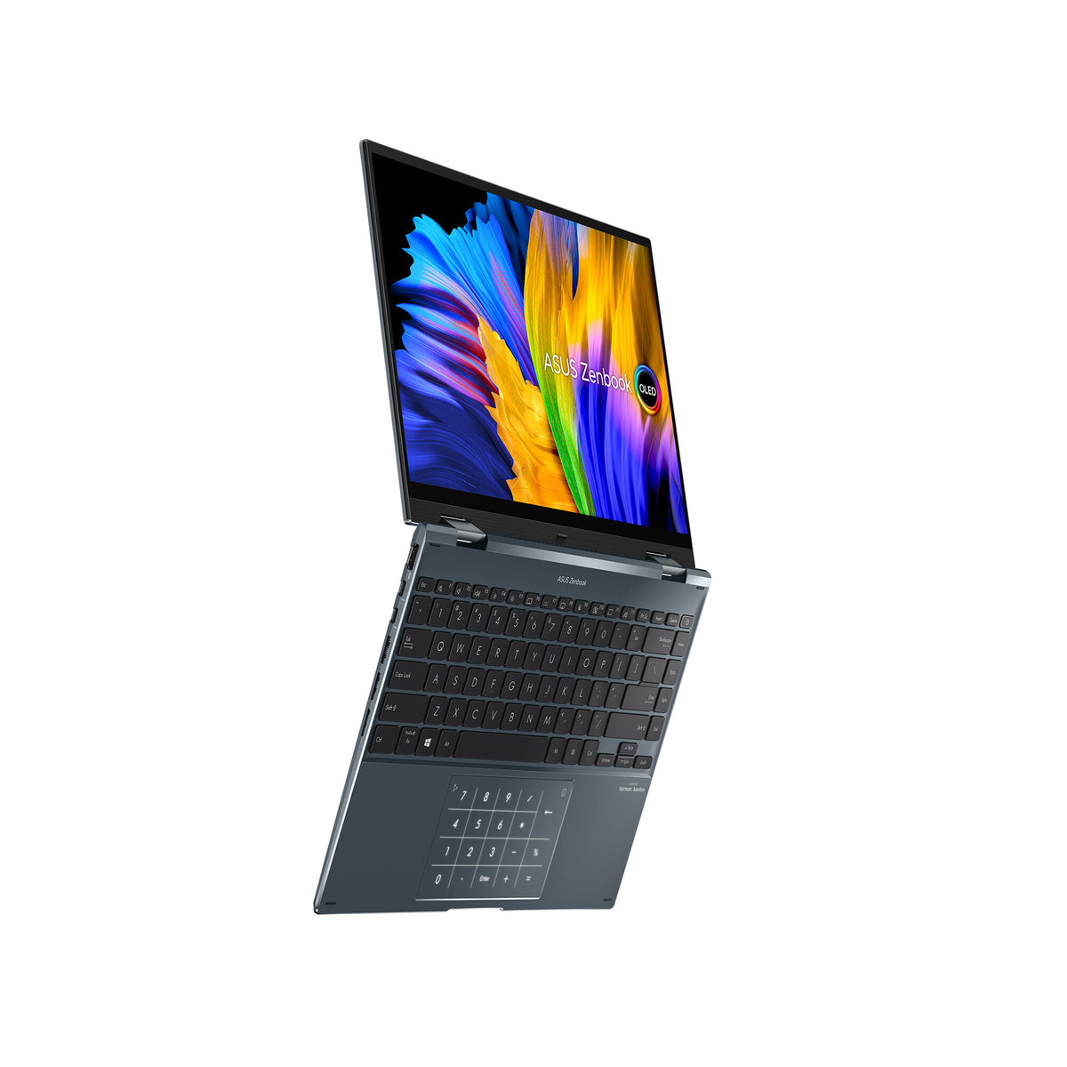 ASUS Zenbook 14 Flip OLED Hybrid (2-in-1) - 35.6 cm (14&quot;) - Touchscreen - Intel® Core™ i5-12500H - 16 GB LPDDR5-SDRAM - 512 GB SSD - Wi-Fi 6E - Windows 11 Home - Grey