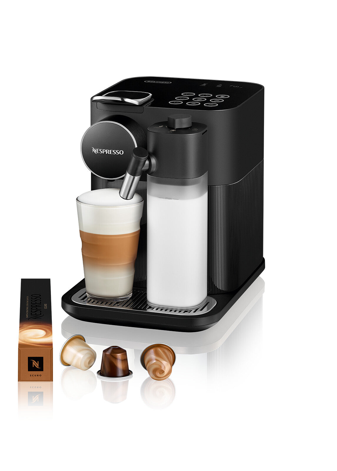 De’Longhi Gran Latissima - Nespresso Coffee Machine in Black