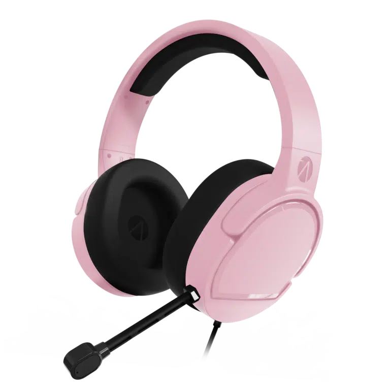 STEALTH Gaming XP-PANTHER-BSH headphones/headset Wired Head-band Black/ Pink