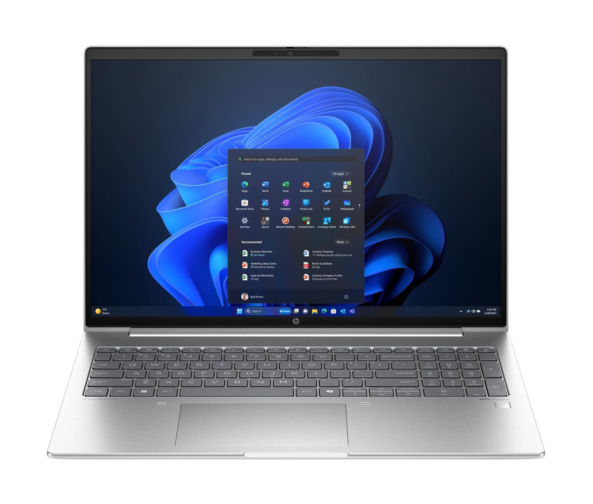 HP ProBook 460 G11 Wolf Pro Security Edition Intel Core Ultra 7 155H Laptop 40.6 cm (16") Touchscreen WUXGA 32 GB DDR5-SDRAM 1 TB SSD NVIDIA GeForce RTX 2050 Wi-Fi 6E (802.11ax) Windows 11 Pro AI PC Silver