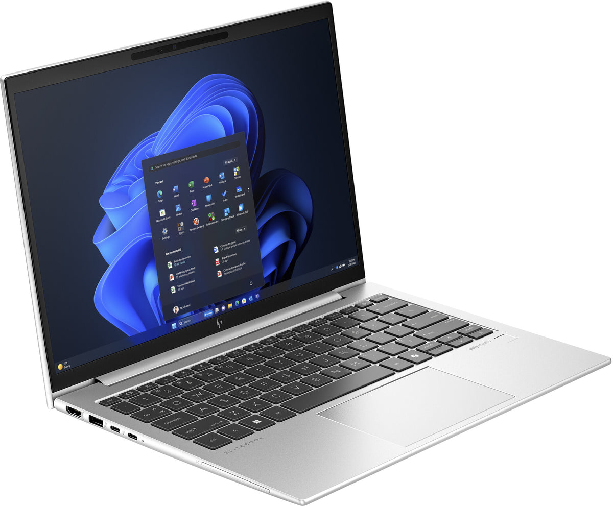 HP EliteBook 830 G11 Laptop 33.8 cm (13.3") - Intel Core Ultra 7 155U - 16 GB LPDDR5x-SDRAM - 512 GB SSD - Wi-Fi 6E - Windows 11 Pro - Silver