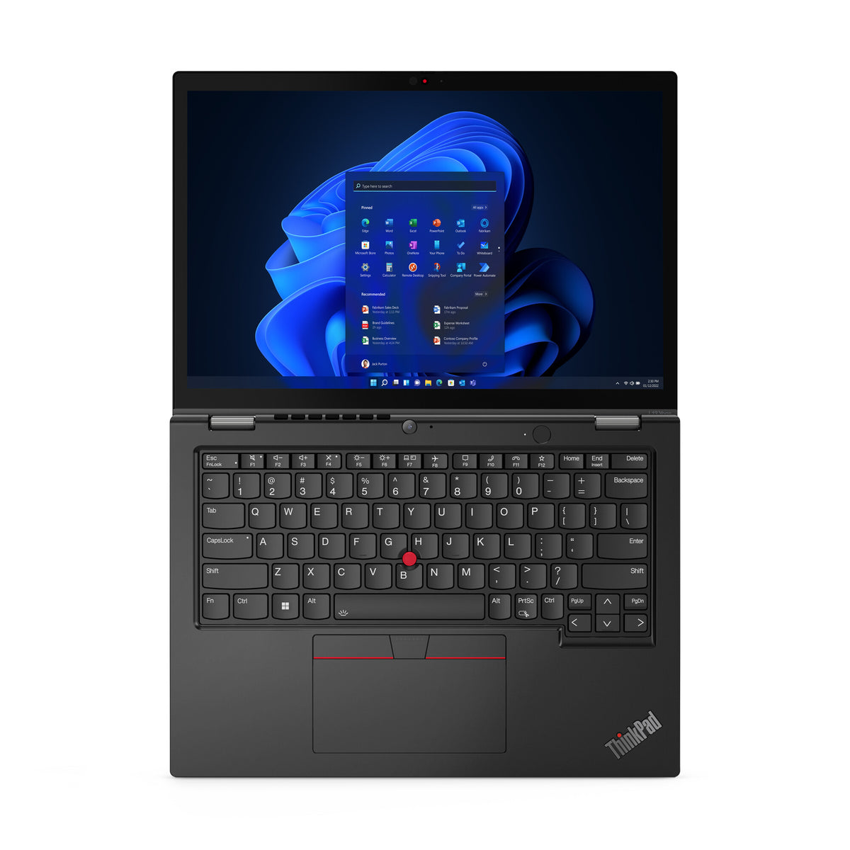 Lenovo ThinkPad L13 Yoga Gen 3 Hybrid (2-in-1) - 33.8 cm (13.3") - Touchscreen - AMD Ryzen™ 7 PRO 5875U - 16 GB DDR4-SDRAM - 512 GB SSD - Wi-Fi 6E - Windows 11 Pro - Black