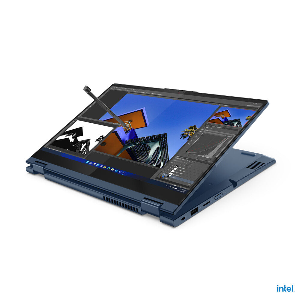 Lenovo ThinkBook 14s Yoga G2 IAP Hybrid (2-in-1) - 35.6 cm (14") - Touchscreen - Intel® Core™ i5-1235U - 8 GB DDR4-SDRAM - 256 GB SSD - Wi-Fi 6 - Windows 11 Pro - Blue