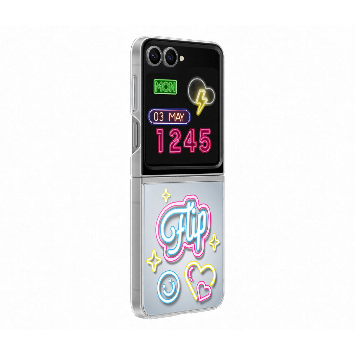 Samsung Flipsuit Flip Phone Case for Galaxy Z Flip6 in Transparent