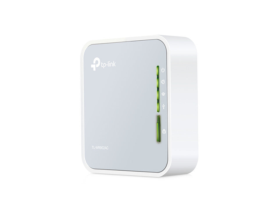 TP-Link TL-WR902AC - Fast Ethernet Dual-band (2.4 GHz / 5 GHz) 4G wireless travel router in White