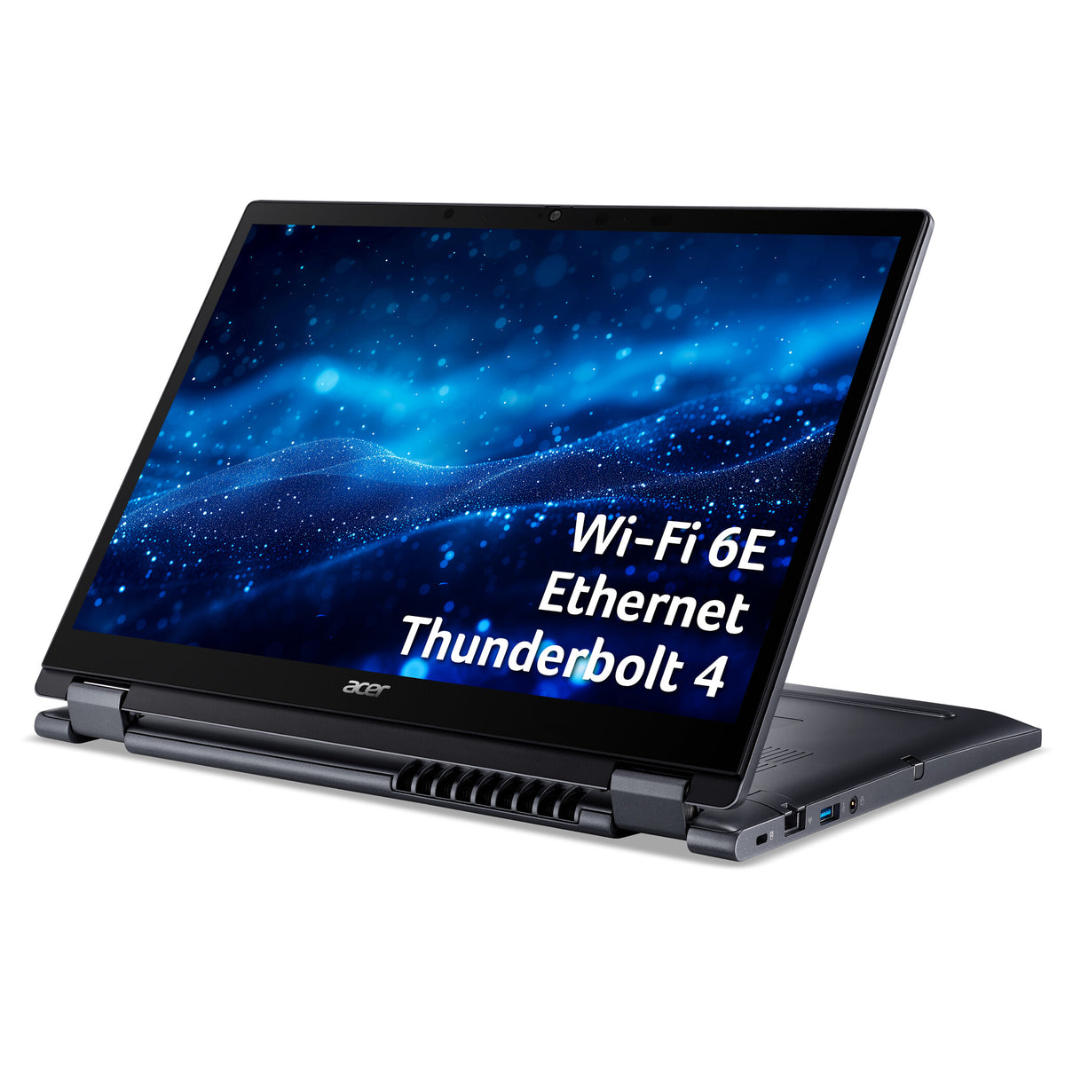 Acer TravelMate P4 Spin 14 Hybrid (2-in-1) - 35.6 cm (14&quot;) - Touchscreen - Intel® Core™ i5-1335U - 16 GB DDR4-SDRAM - 512 GB SSD - Wi-Fi 6E - Windows 11 Pro - Black