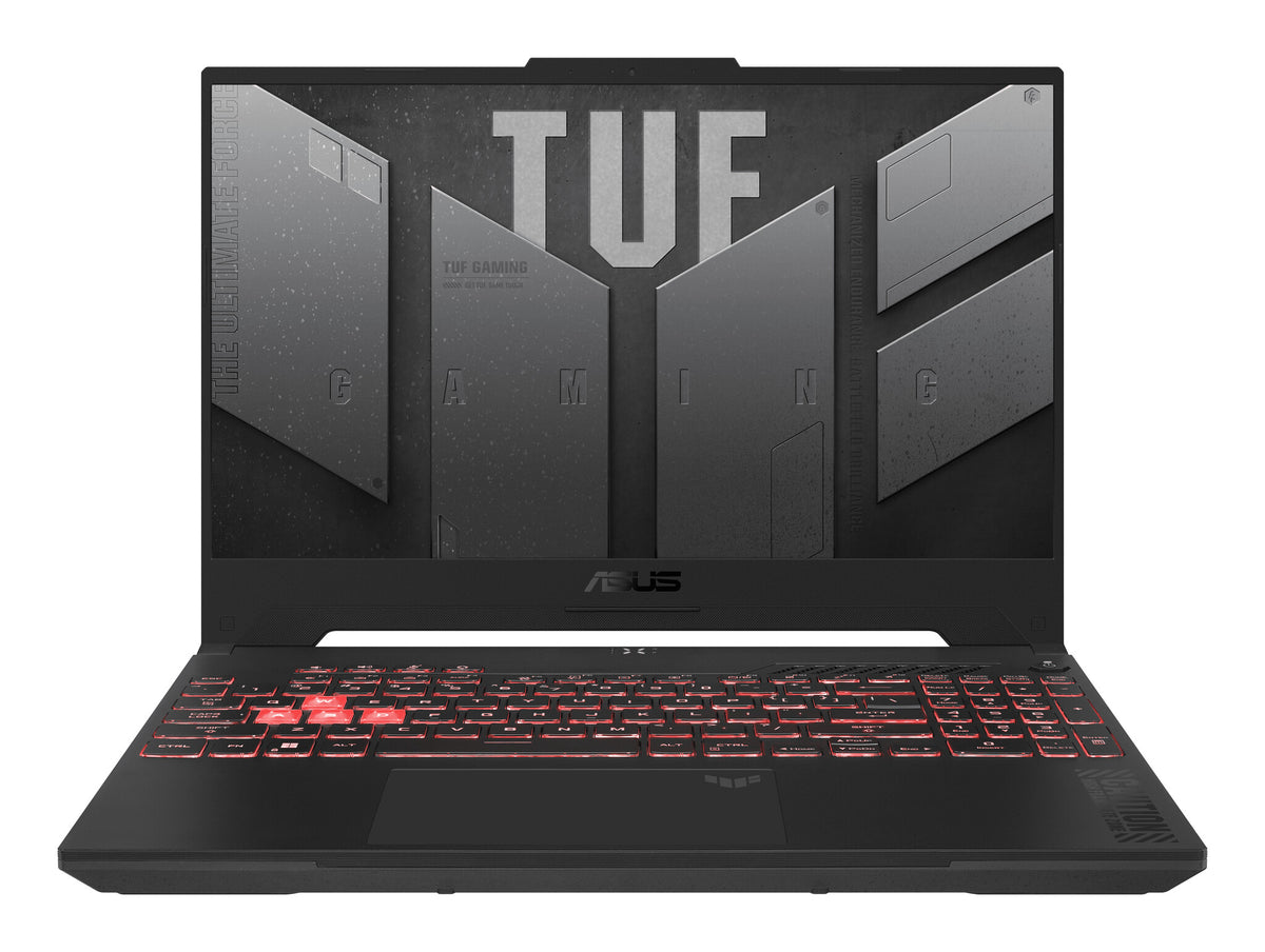 ASUS TUF Gaming A15 Laptop - 39.6 cm (15.6") - AMD Ryzen™ 5 7535HS - 8 GB DDR5-SDRAM - 512 GB SSD - NVIDIA GeForce RTX 4050 - Wi-Fi 6 - Windows 11 Home - Black / Grey