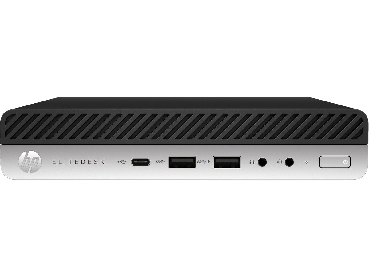 T1A HP EliteDesk 800 G5 Refurbished Intel® Core i5 i5-9500 8 GB DDR4-SDRAM 256 GB SSD Windows 11 Pro Mini PC Black, Silver