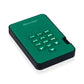 iStorage diskAshur2 - Secure Encrypted External solid state drive in Green - 256 GB