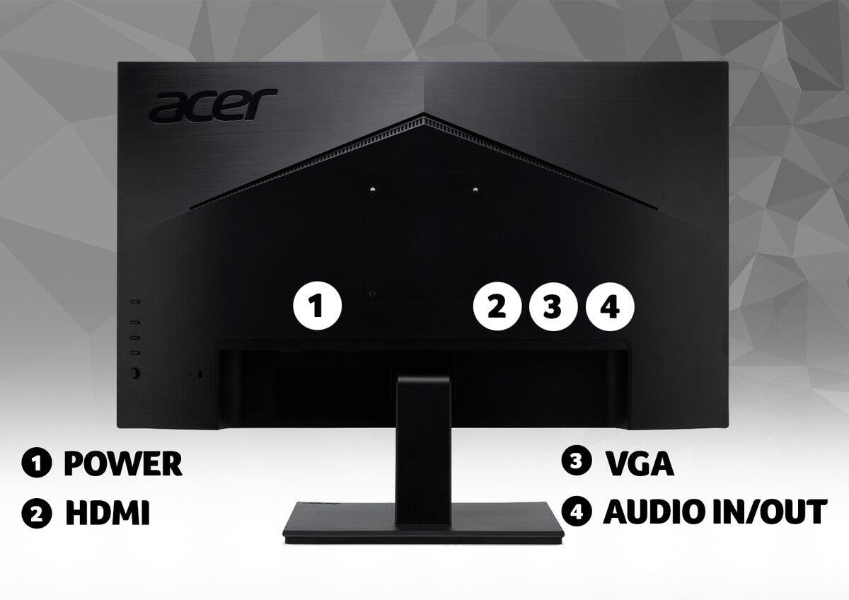 Acer V7 V227QBIP - 54.6 cm (21.5") - 1920 x 1080 pixels FHD Monitor