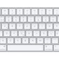Apple Magic - USB Wired + Bluetooth Wireless Keyboard in Aluminium / White (QWERTZ Swiss)