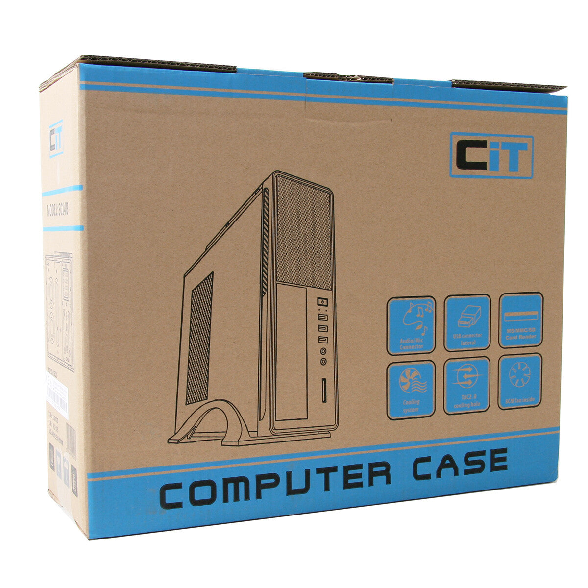 CiT SO14B computer case Micro-ATX Black 300 W