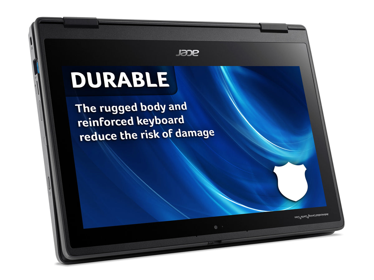 Acer TravelMate Spin B3 B311R-32 Hybrid (2-in-1) - 29.5 cm (11.6") - Intel® Celeron® N5100 - 4 GB RAM - 64GB eMMC - Windows 11 SE - Black