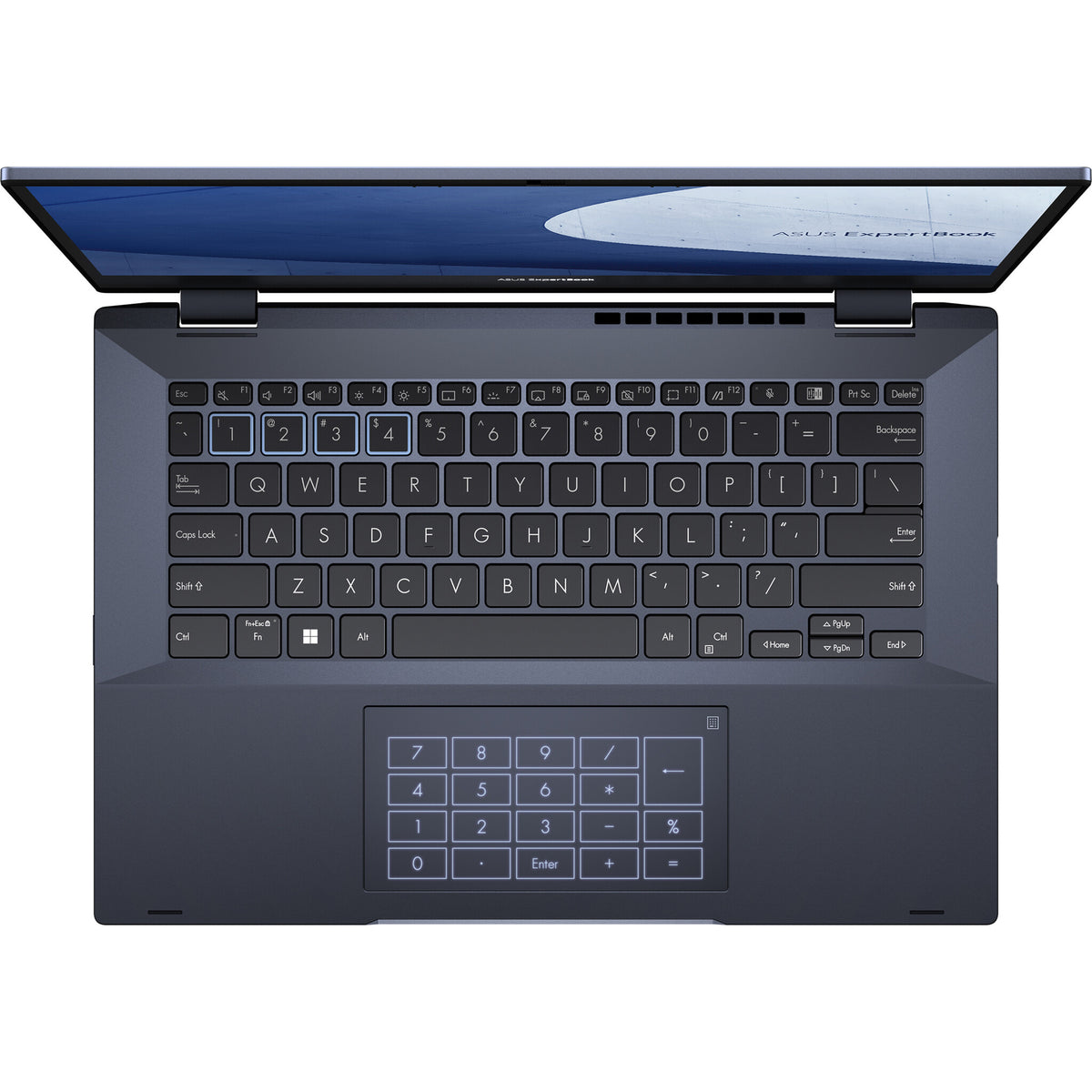 ASUS ExpertBook Hybrid (2-in-1) - 35.6 cm (14&quot;) - Touchscreen - Intel® Core™ i7-1360P - 16 GB DDR5-SDRAM - 512 GB SSD - Wi-Fi 6E - Windows 11 Pro - Black
