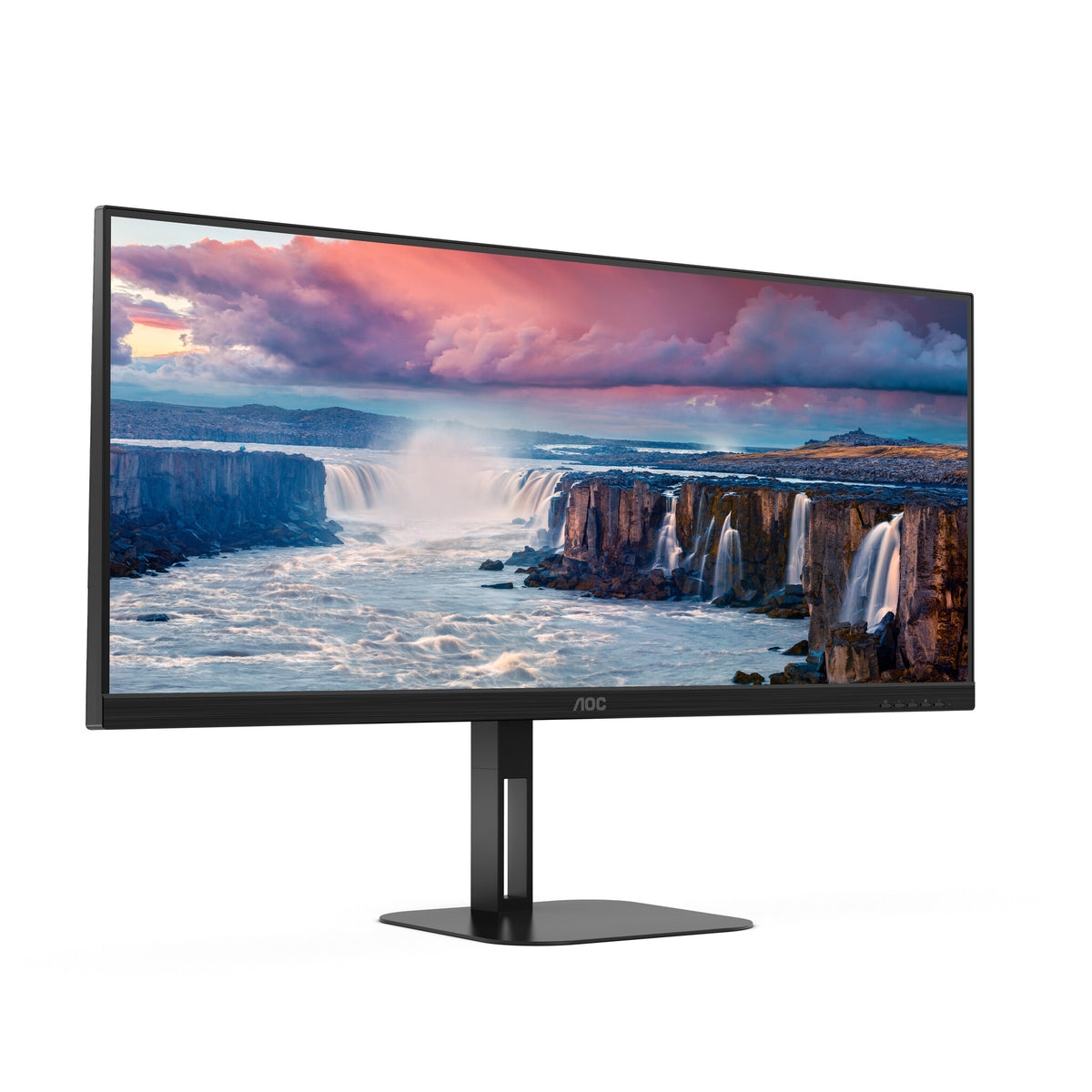 AOC V5 U34V5C/BK - 86.4 cm (34") - 3440 x 1440 pixels UltraWide QHD LCD Monitor