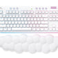 Logitech G - G715 TKL - RF Wireless + Bluetooth RGB Mechanical Gaming Keyboard in White (QWERTY UK)