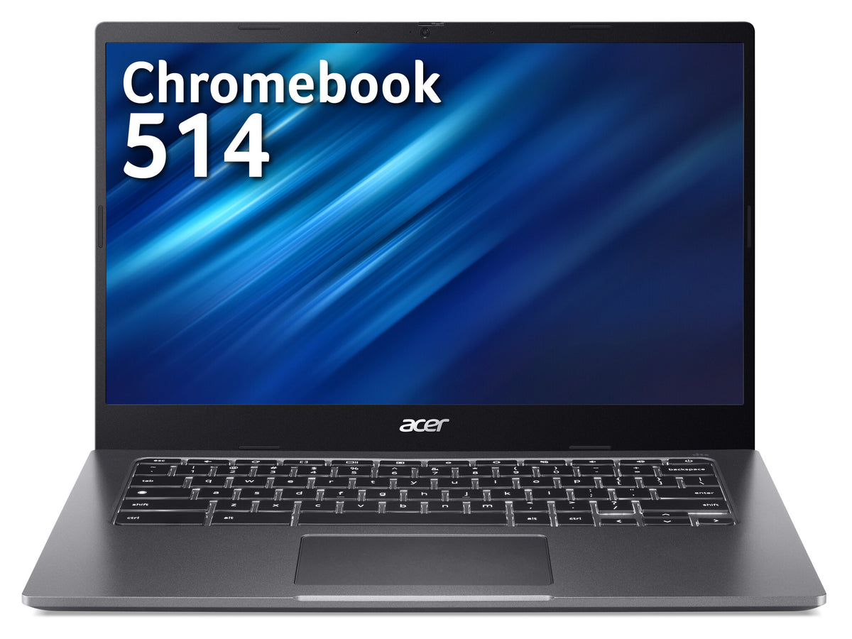 Acer Chromebook 514 - 35.6 cm (14") - Intel® Core™ i5-1135G7 - 8 GB LPDDR4x-SDRAM - 256 GB SSD - Wi-Fi 6 - ChromeOS - Grey