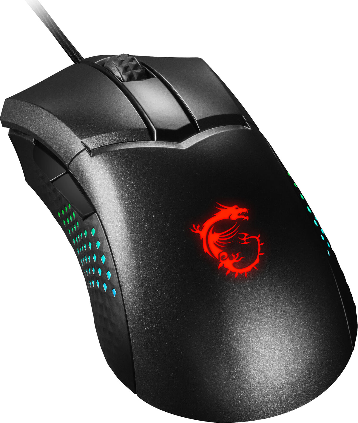 MSI CLUTCH GM51 - USB Type-A Optical Mouse in Black - 26,000 DPI