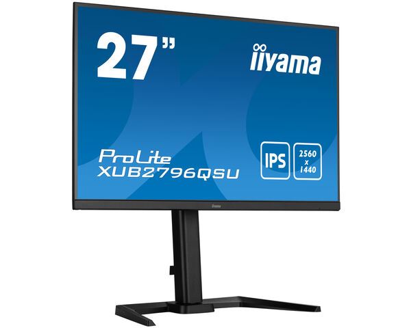 iiyama ProLite XUB2796QSU-B5 Computer Monitor 68.6 cm (27&quot;) 2560 x 1440 pixels Wide Quad HD LED Black