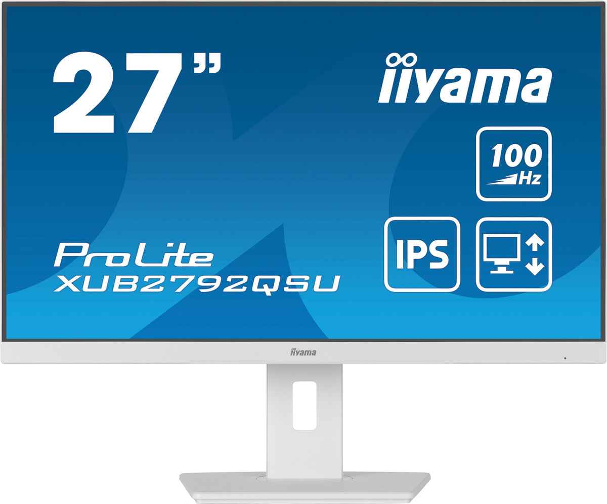 iiyama ProLite XUB2792QSU-W6 - 68.6 cm (27") - 2560 x 1440 pixels WQHD LED Monitor