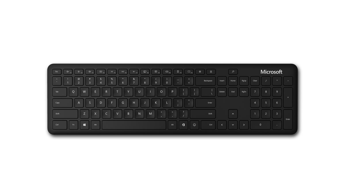 Microsoft Desktop Bundle - Bluetooth Wireless keyboard (QWERTZ German) & Mouse in Black