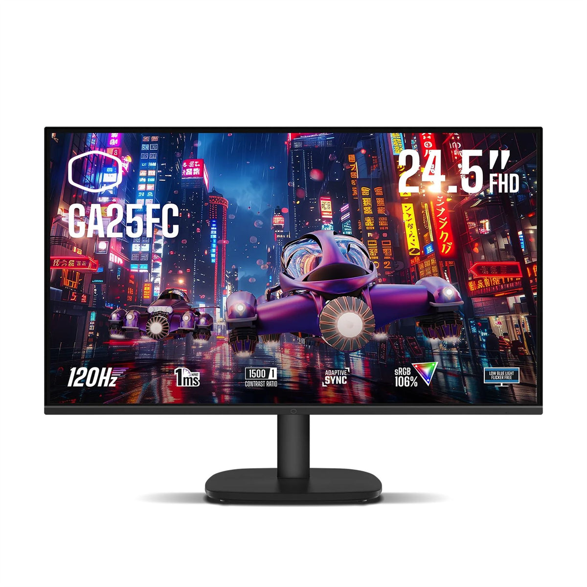 Cooler Master Gaming GA25FC computer monitor 62.2 cm (24.5&quot;) 1920 x 1080 pixels Full HD Black