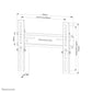Neomounts WL30-350BL12 - TV wall mount for 61 cm (24") to 139.7 cm (55")