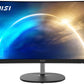 MSI Pro MP241CA - 59.9cm (23.6") - 1920 x 1080 Full HD Curved Monitor
